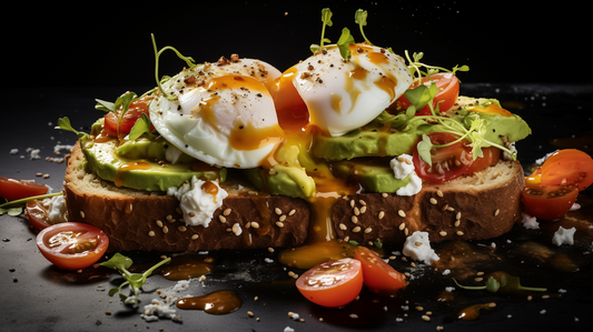Image of honey sriracha avocado toast.