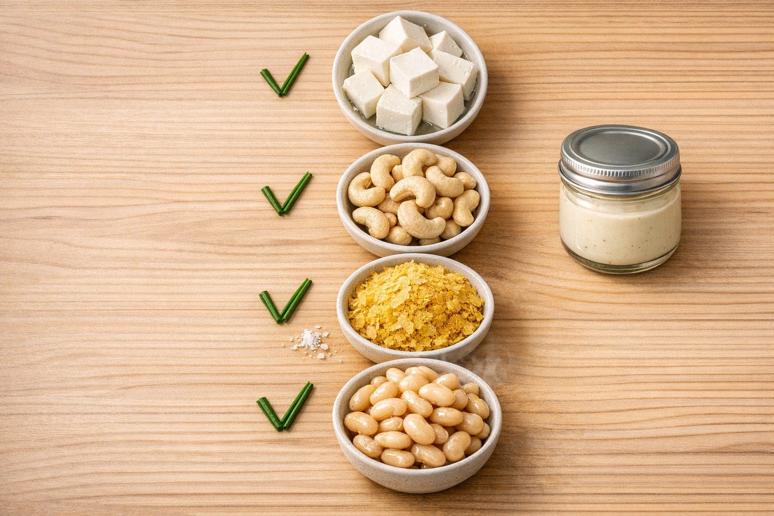 Checklist for High-Protein Vegan Sauce Ingredients