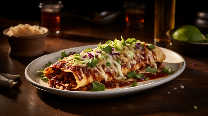 Chicken & Black Bean Enchiladas