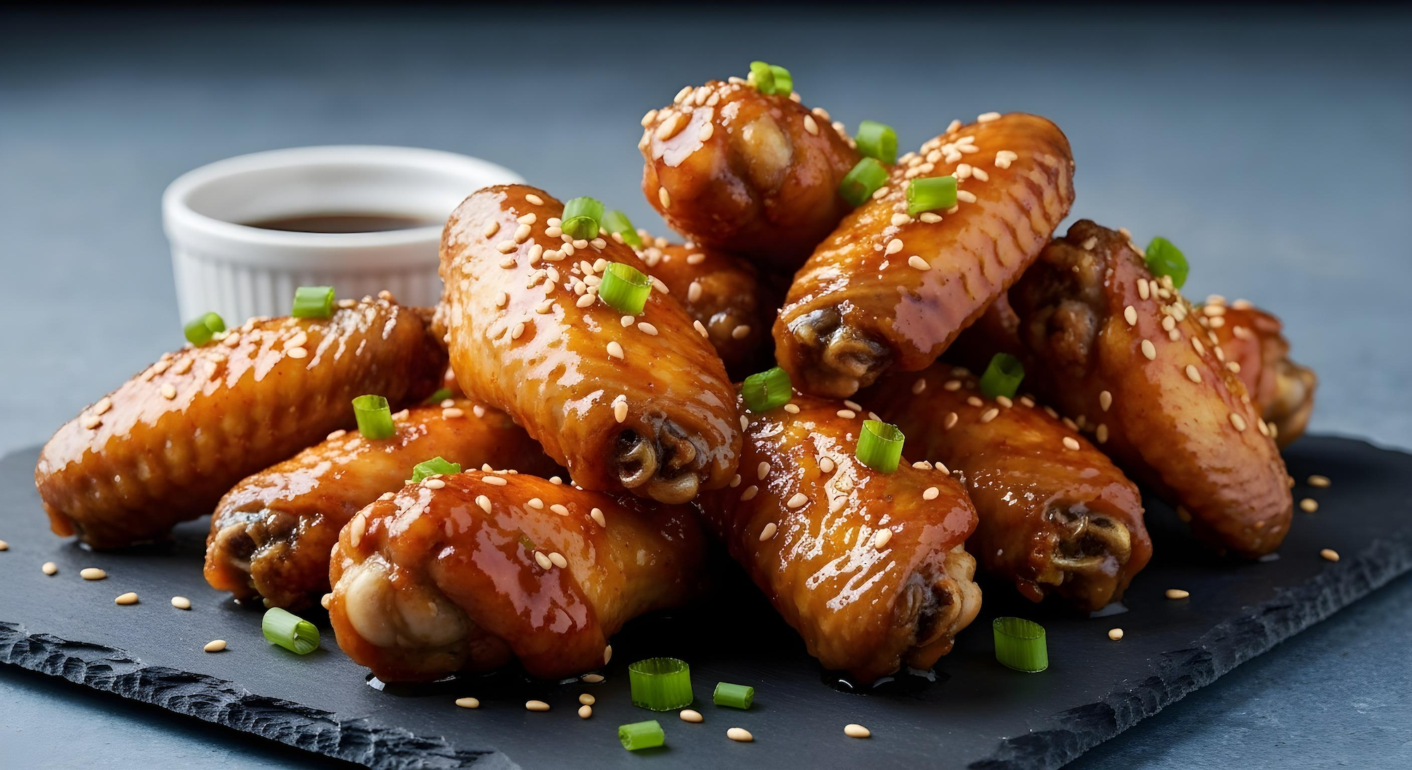 Crispy Baked Sesame Ginger Wings