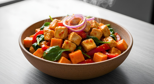 Fiery Mango Chicken and Sweet Potato Bowl