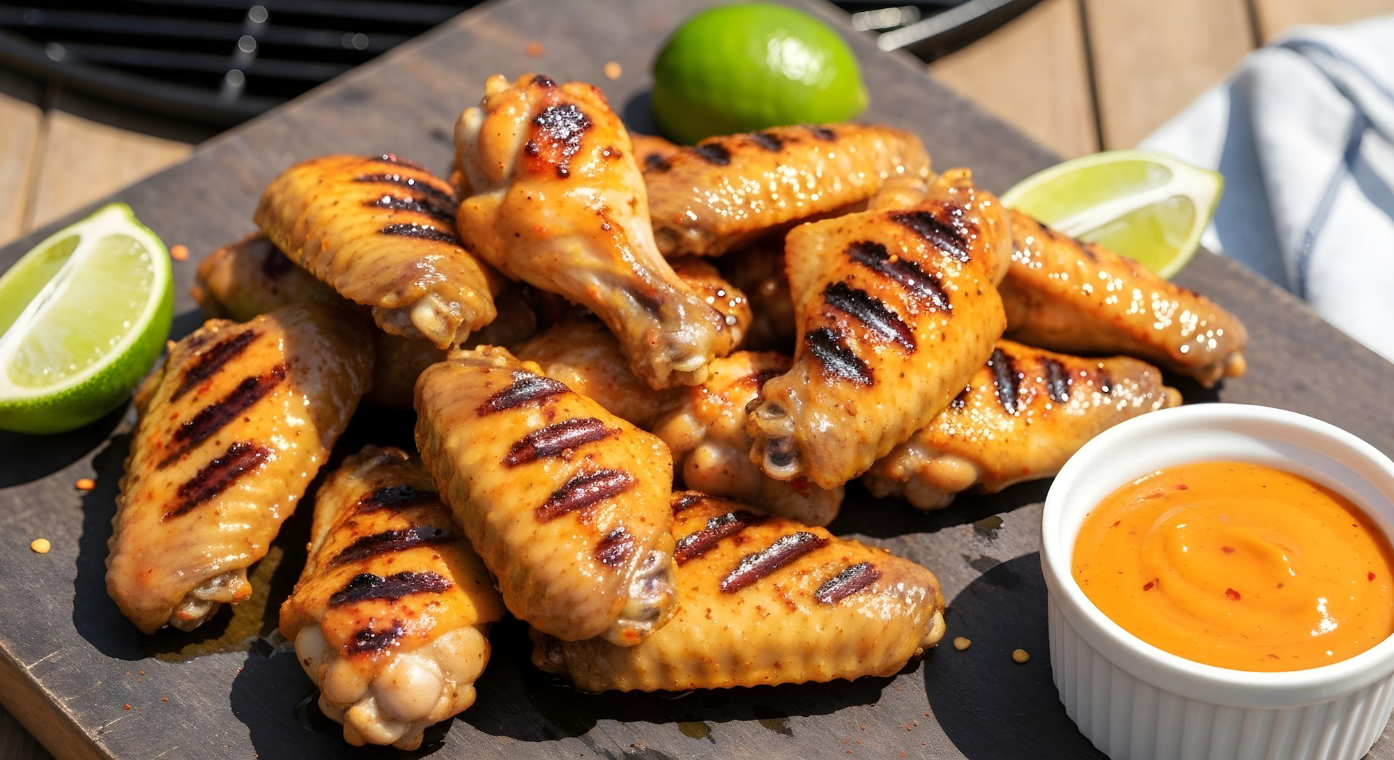 Grilled Lime- Mango Habanero Wings
