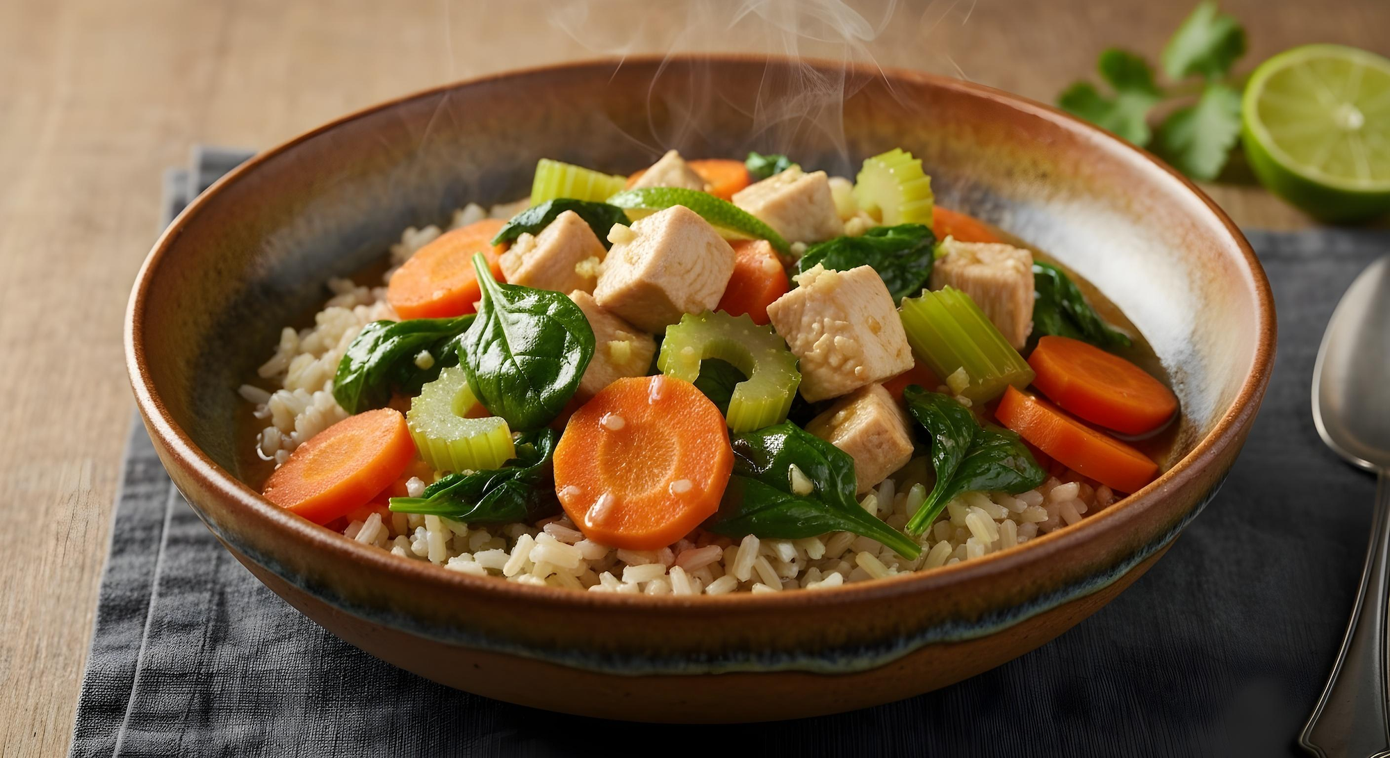 Healing Lime & Sesame Ginger Chicken Stew