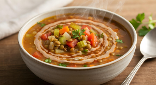 Hearty Southwest Ranch Lentil & Vegetable Soup
