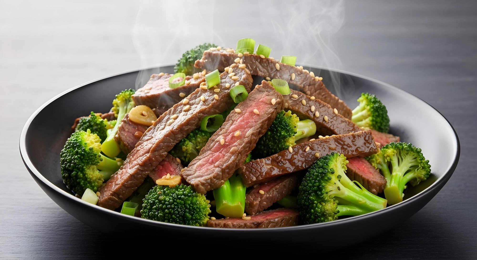 Sesame Ginger Beef & Broccoli Stir-Fry