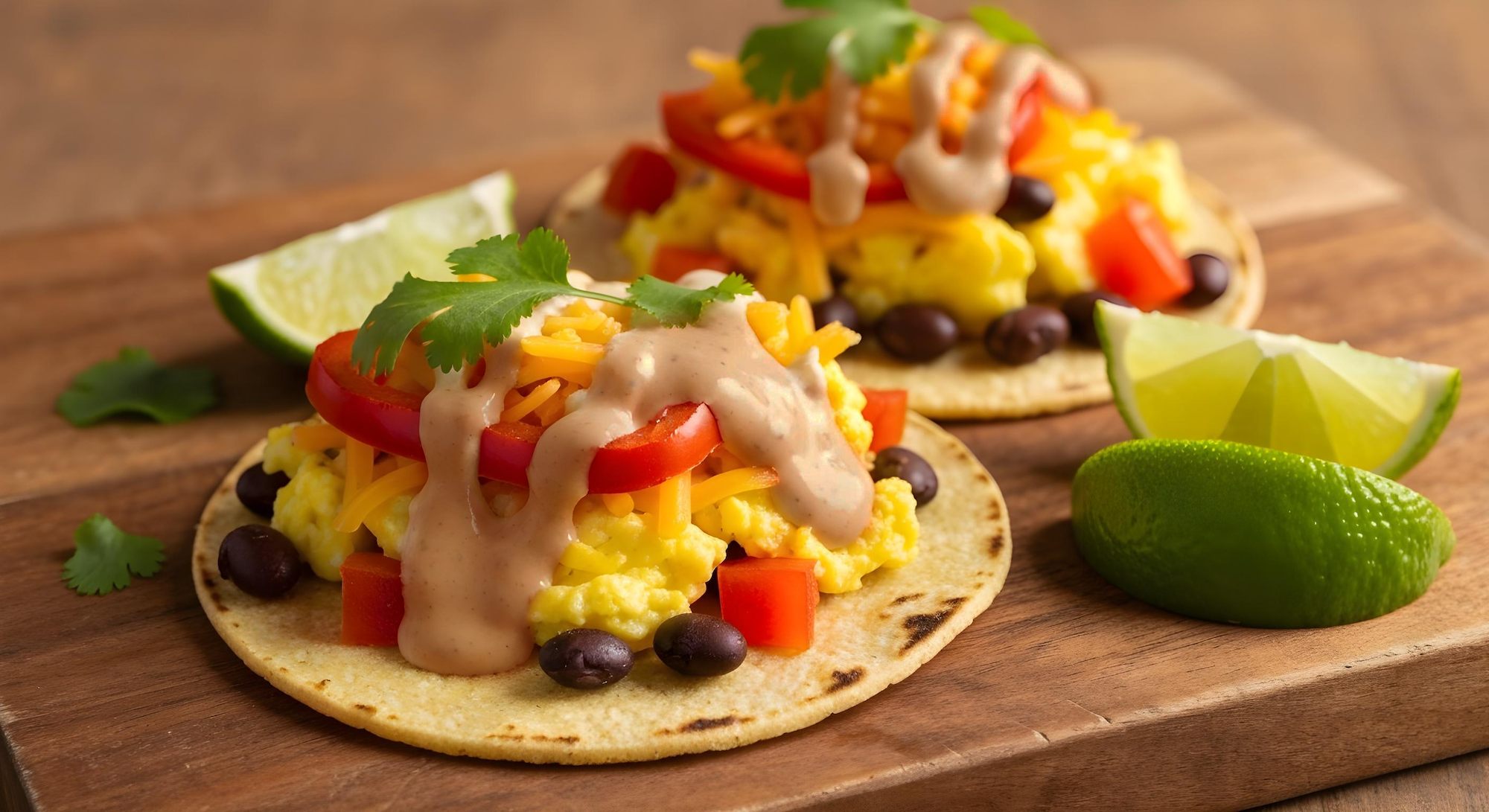 Southwest Ranch Breakfast Tacos