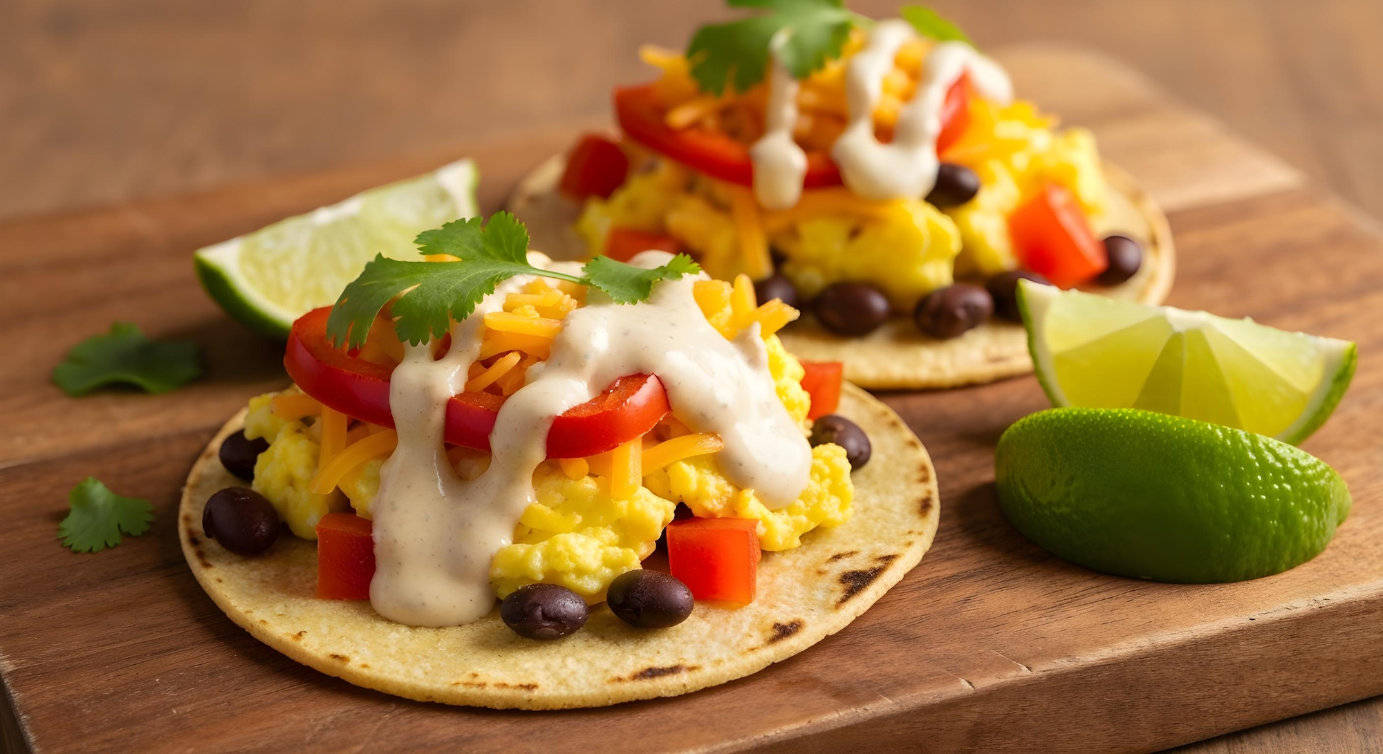 Southwest Ranch Breakfast Tacos