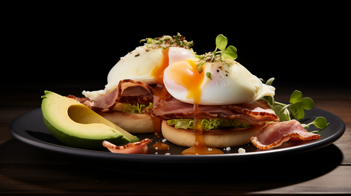 Spicy Garlic Parm & Lemon Avocado Breakfast Sandwich