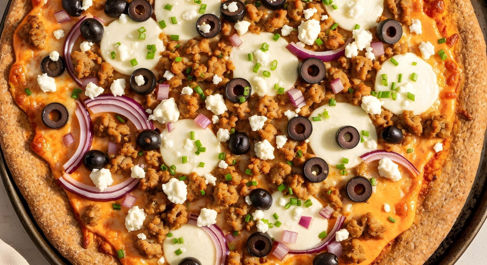 "The Ranchero" Ground Turkey Pizza