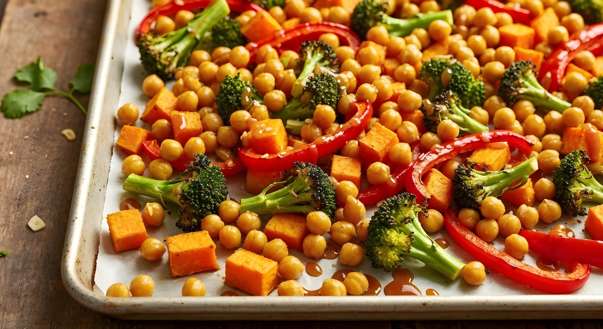 Turmeric Chickpea & Vegetable Sheet Pan