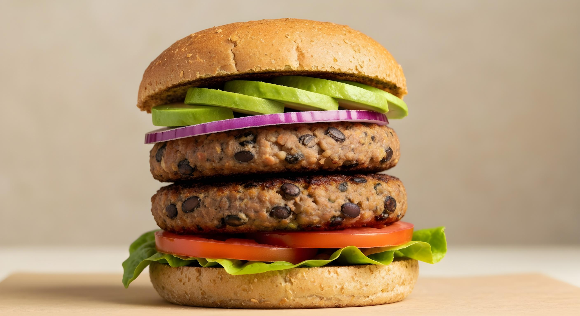 Zesty Southwest Ranch Black Bean Burgers