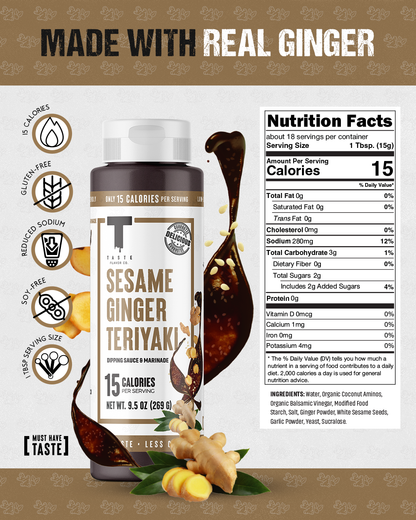 New! Sesame Ginger Teriyaki