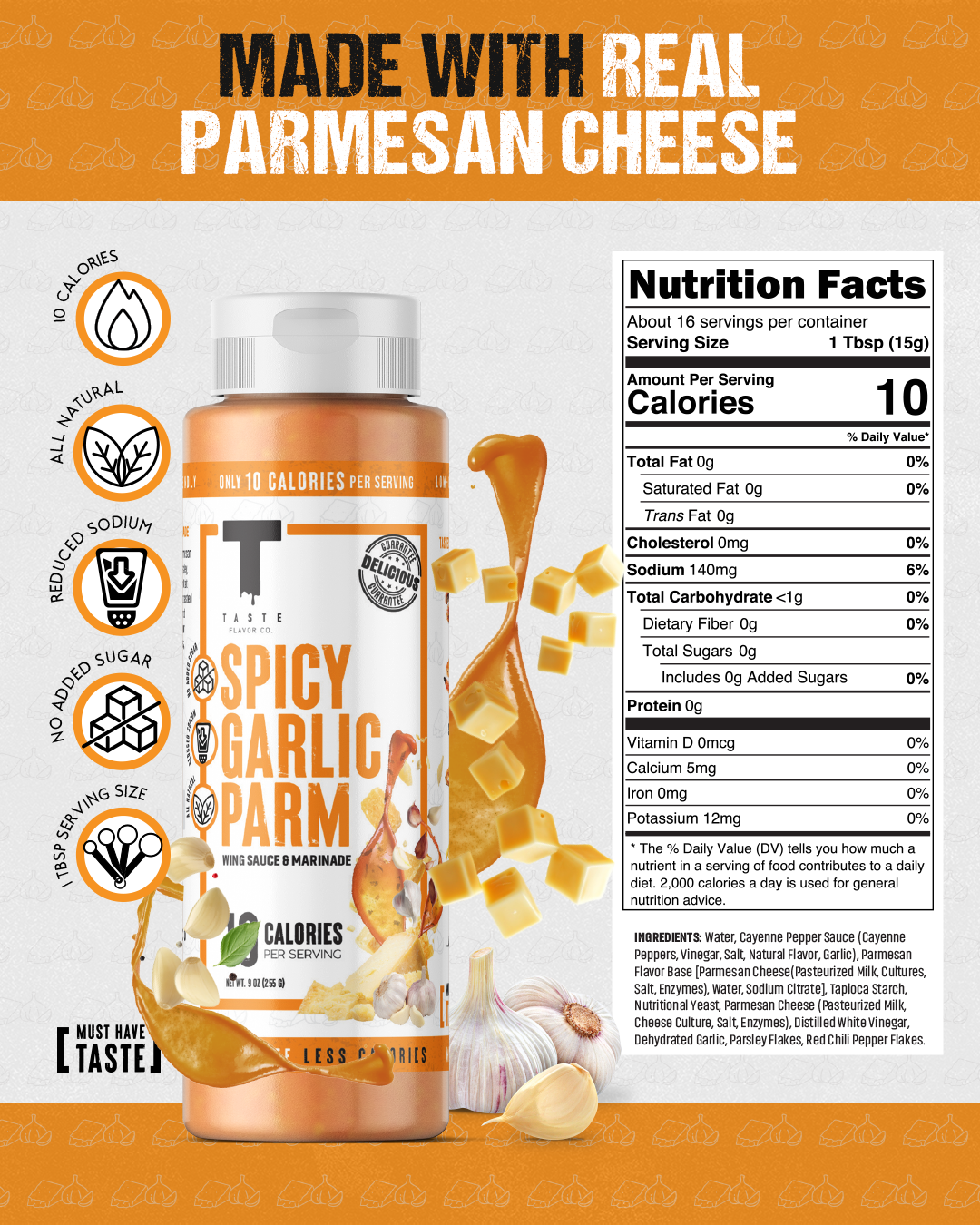 Spicy Garlic Parm