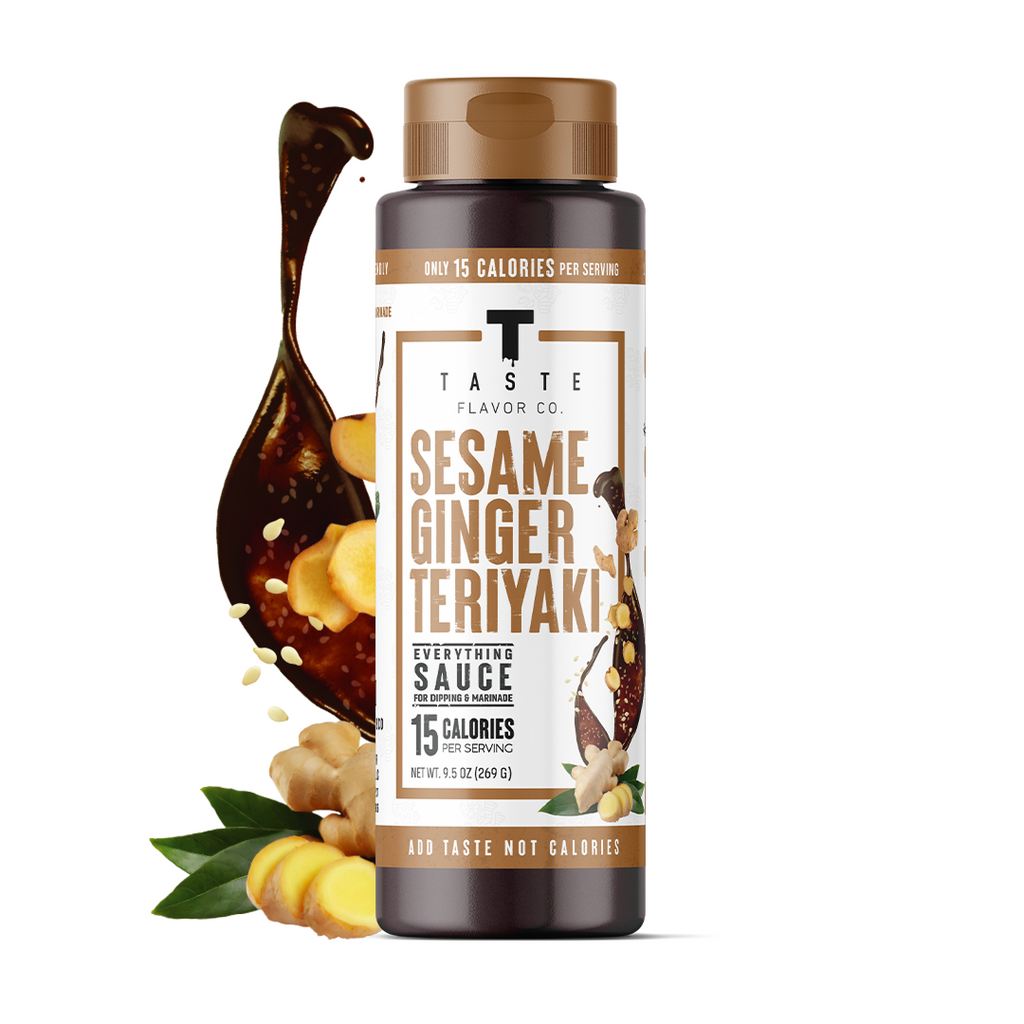 A bottle of Taste Flavor Co. Sesame Ginger Teriyaki